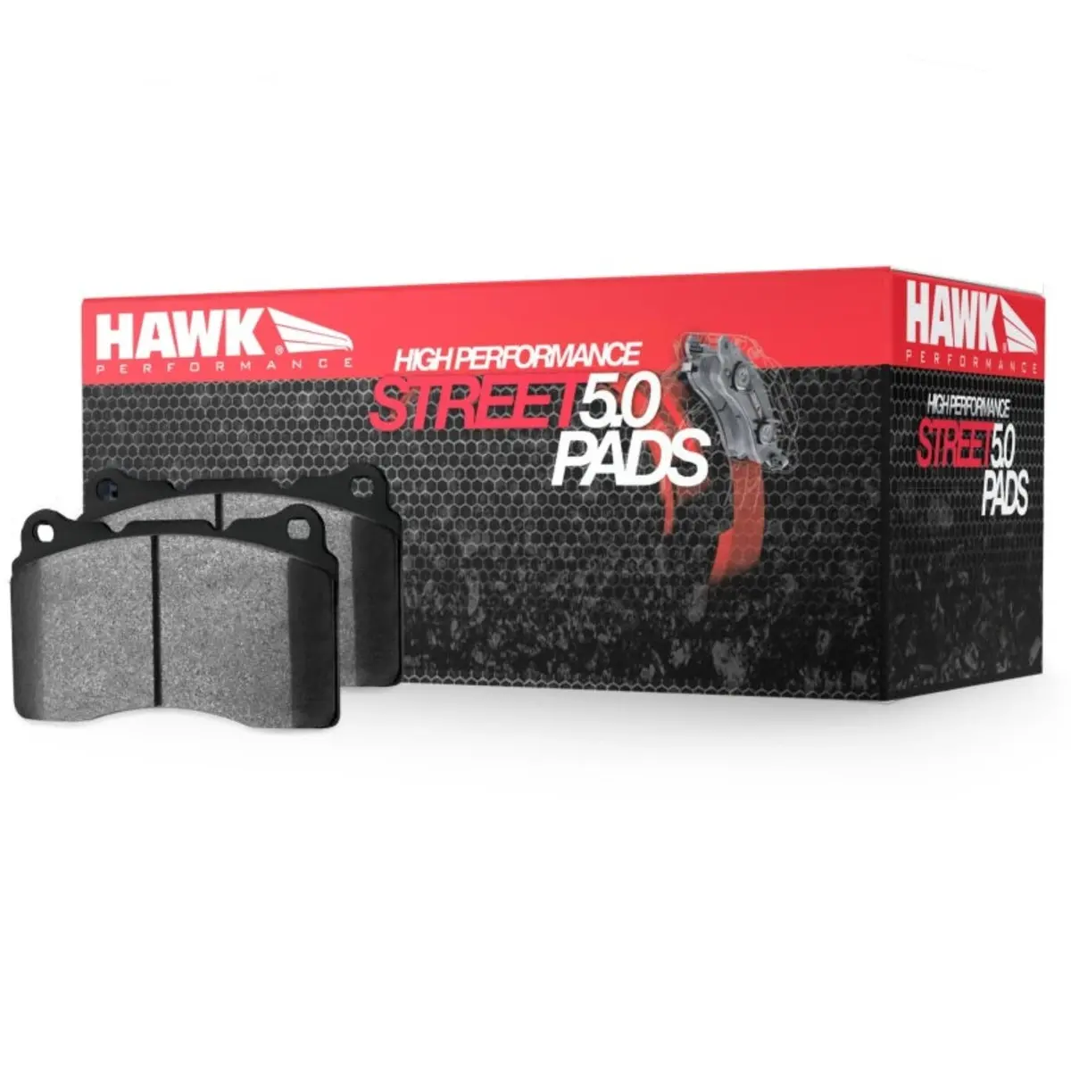 Hawk 16-17 Honda Civic Hps 5.0 Rear Brake Pads 1