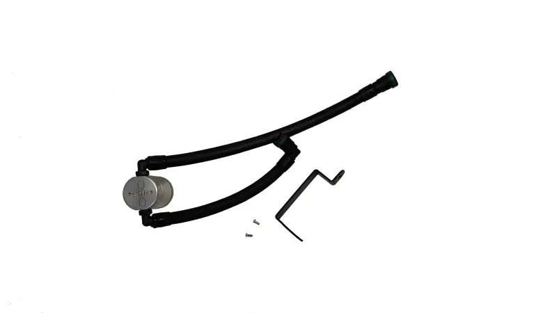 J&L 2025 Ford Bronco 2.3L/ 23-25 Ford Ranger 2.3L Separator 3.0 Pcv Side - Clear Anodized 1