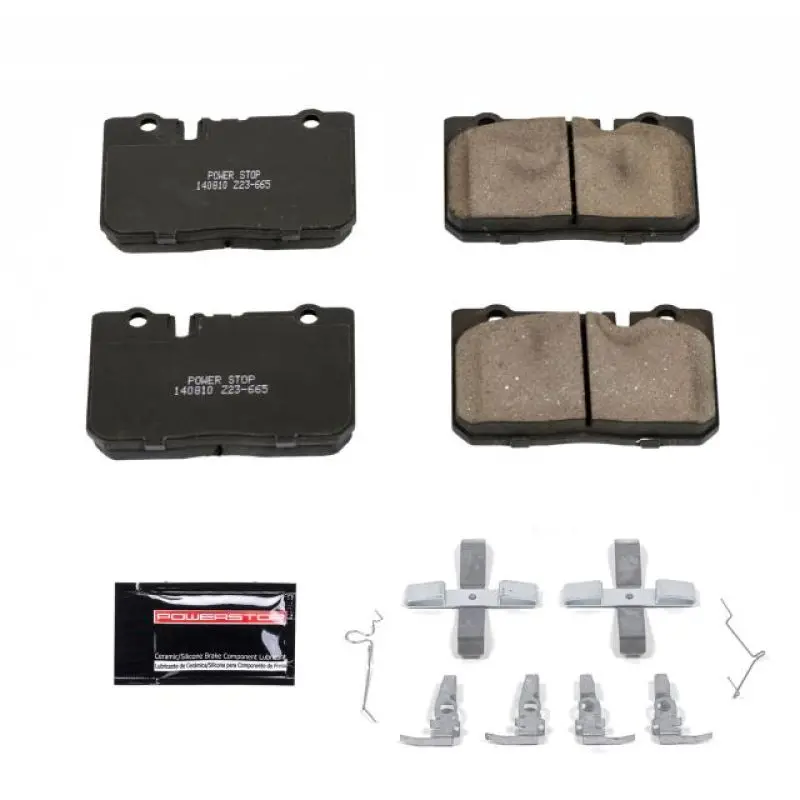 Power Stop 95-00 Lexus Ls400 Front Z23 Evolution Sport Brake Pads W/Hardware 1