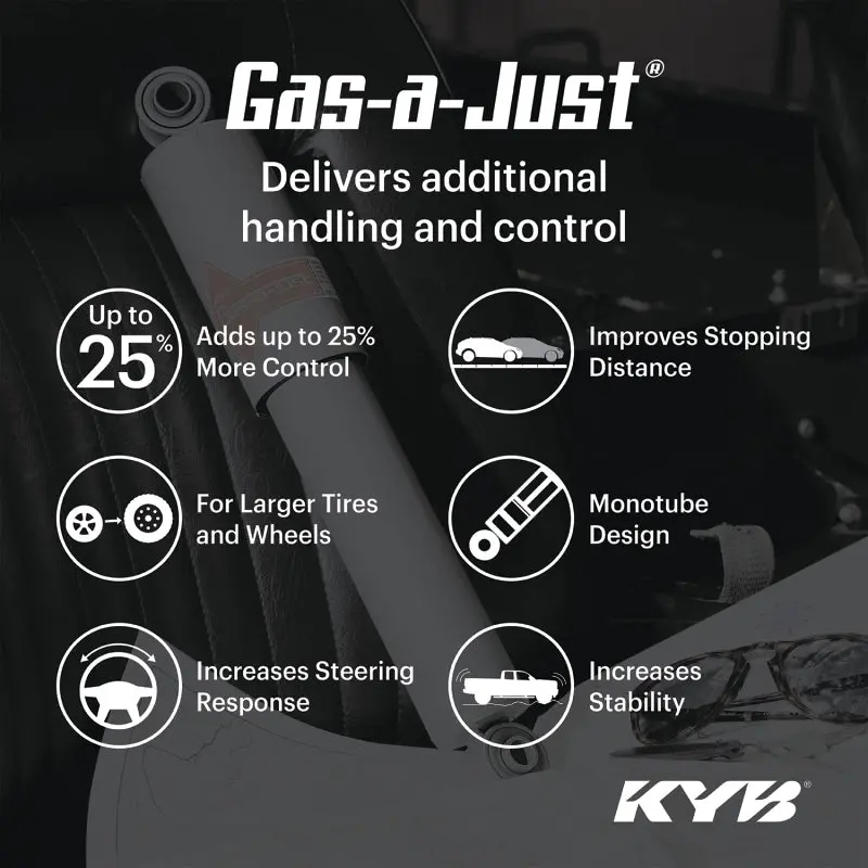 Kyb 21-24 Ford F-150 4Wd (Exc. Raptor & Tremor & W/O Elec. Susp.) Gas-A-Just Gas Strut - Front 1