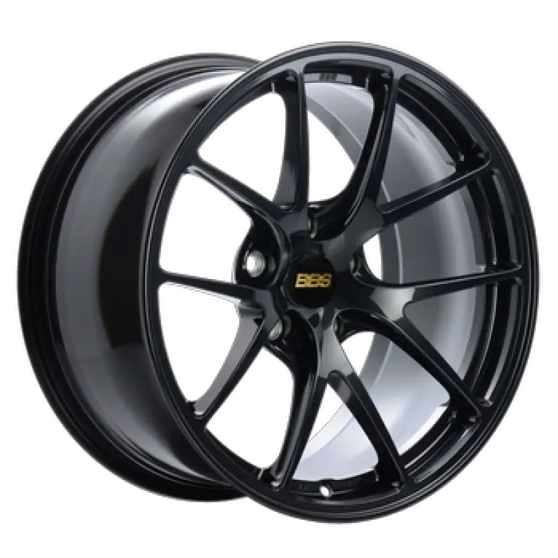 Bbs Ri-A 18X9.5 5X120 Et23 82Mm Pfs Ring/Clip Required - Metallic Black Subtle Blue Flake 1