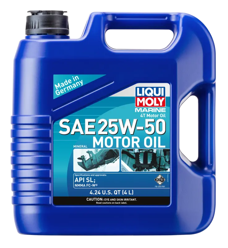 Liqui Moly 4L Marine 4T Motor Oil Sae 25W50 1