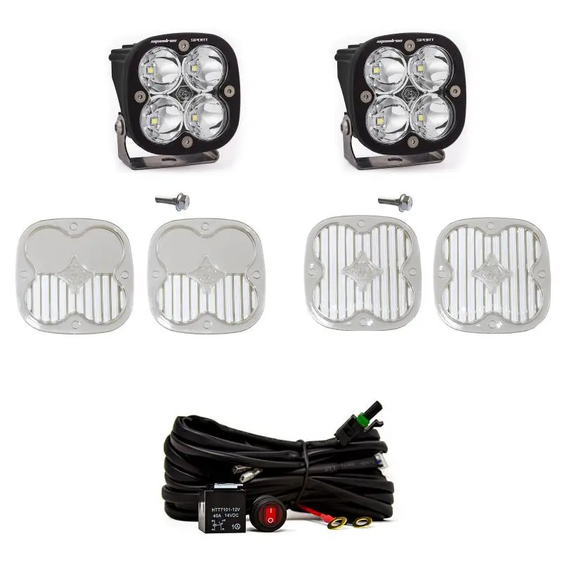 Baja Designs 2021+ Ford Bronco A Piller Light Kit Squadron Sport Spot 1