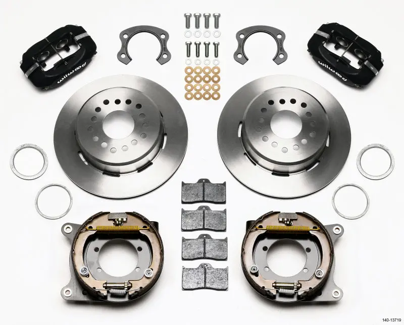 Wilwood Forged Dynalite P/S Park Brake Kit Ford 8.8 Special W/2.50In Offset-5 Lug 1