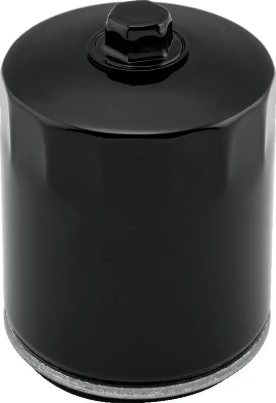 Twin Power M8 Black Oil Filter With Nut Replaces H-D 62700296 1