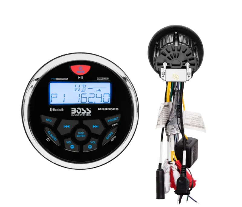 Boss Audio Systems Marine Gauge Receiver / Bluetooth / No Cd / Usb / Am Fm 1