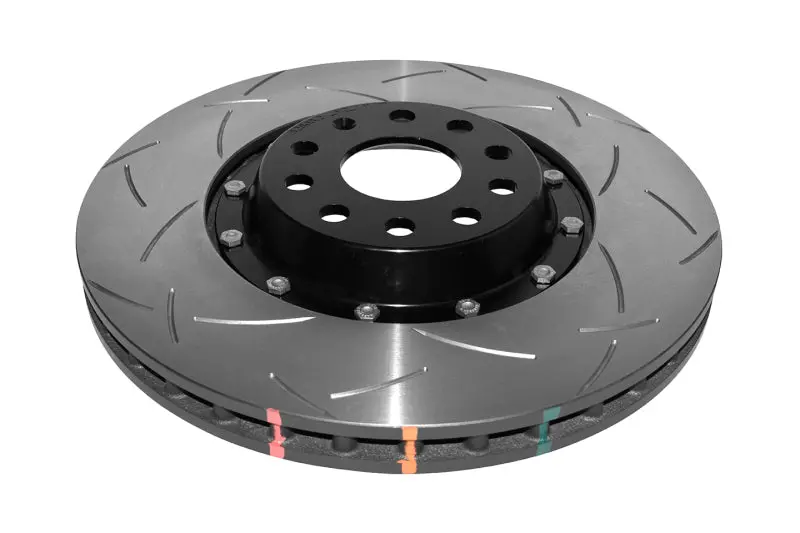 Dba 12-13 Volkswagen Golf R Front 5000 Series Slotted Rotor W/Black Hat 1
