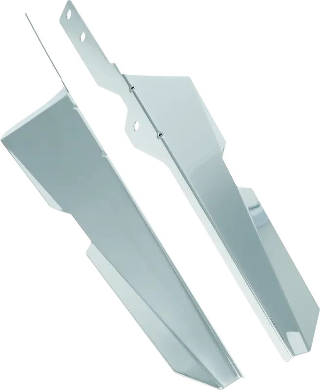 Bikers Choice 86-13 Flst Chrome Wind Deflectors Replaces H-D 58125-90A 1