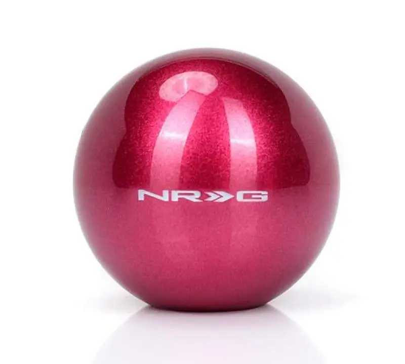 Nrg Fushia Sparkly Painted Titanium Round Shifter Heavy Weight 1