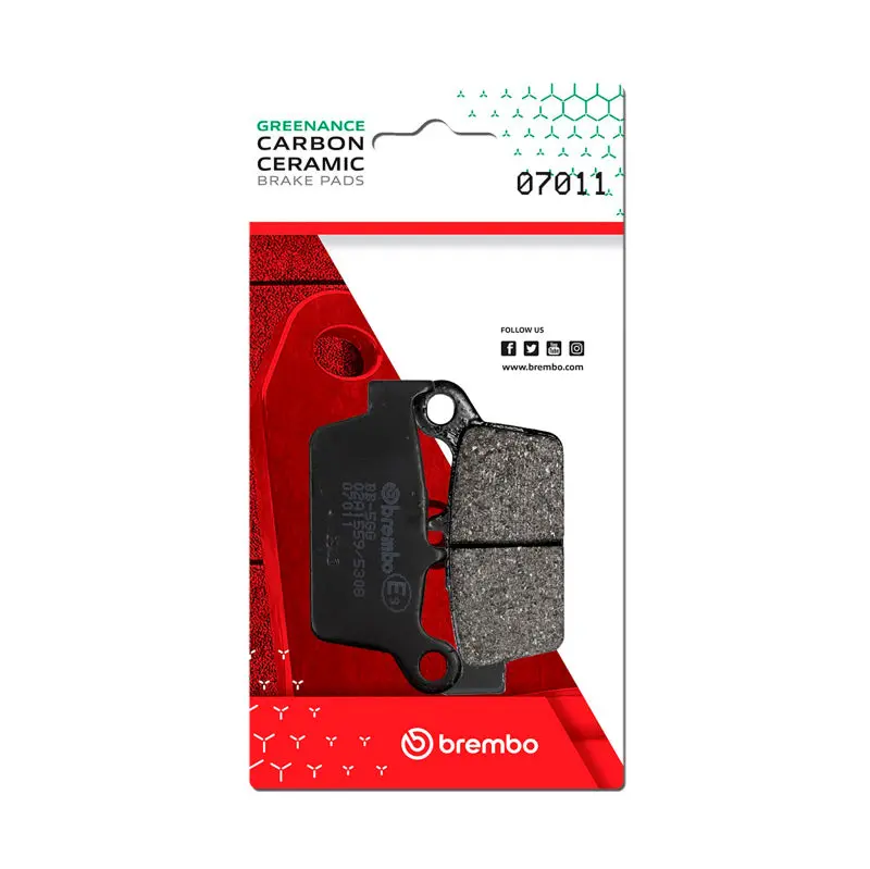 Brembo Oe Honda Nh/Kymco Cobra/Kymco Fever/Kymco Heroism Carbon Ceramic Brake Pad - Front 1