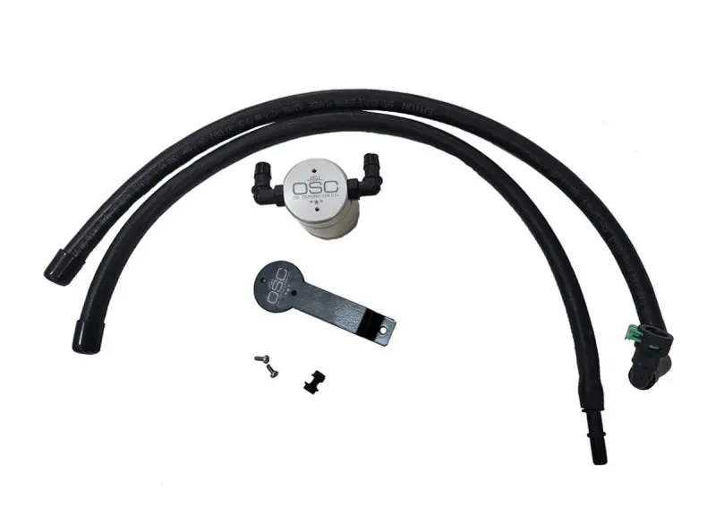 J&Amp;L 2020-2024 Ford Explorer 2.3L Ecoboost Driver Side Oil Separator 3.0 - Clear Anodized 1