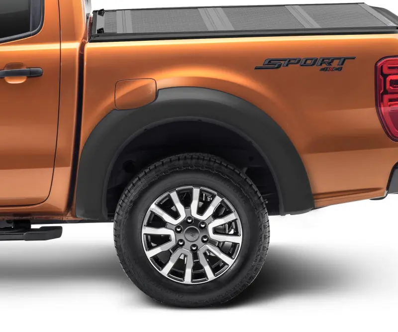 Bushwacker 19-23 Ford Ranger 5Ft. Bed Extend-A-Fender Style Flares 2Pc - Black 1