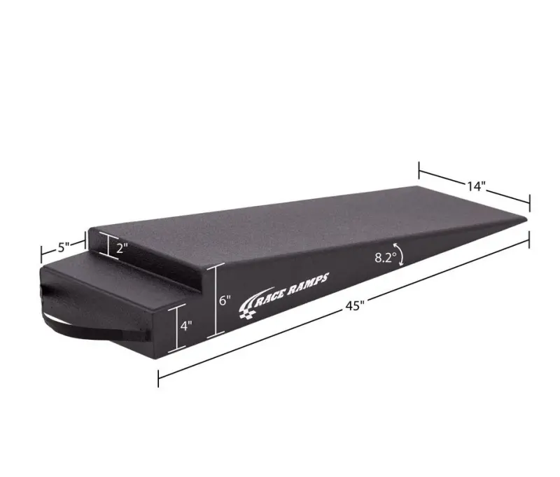 Race Ramps 6In. Trailer Ramps - 8.2 Degree Approach Angle 1