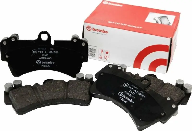 Brembo 09-16 Audi A4/A4 Quattro/10-14 A5/08-17 S5 Front Premium Low-Met Oe Equivalent Pad 1