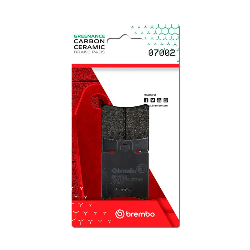 Brembo Oe Honda Sgx/Honda Sh/Honda Sxr/Honda X8r/Hyosung Boomer Carbon Ceramic Brake Pad - Front 1