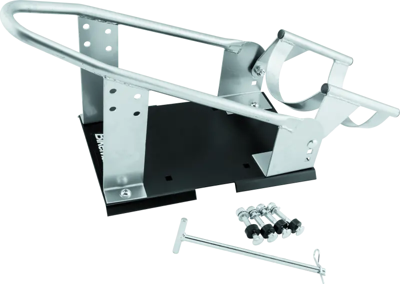 Bikemaster Heavy Duty Wheel Chock - Silver 1
