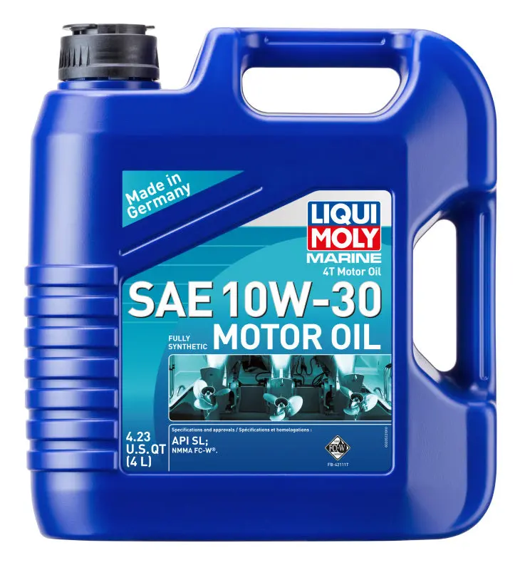 Liqui Moly 4L Marine 4T Motor Oil Sae 10W30 1
