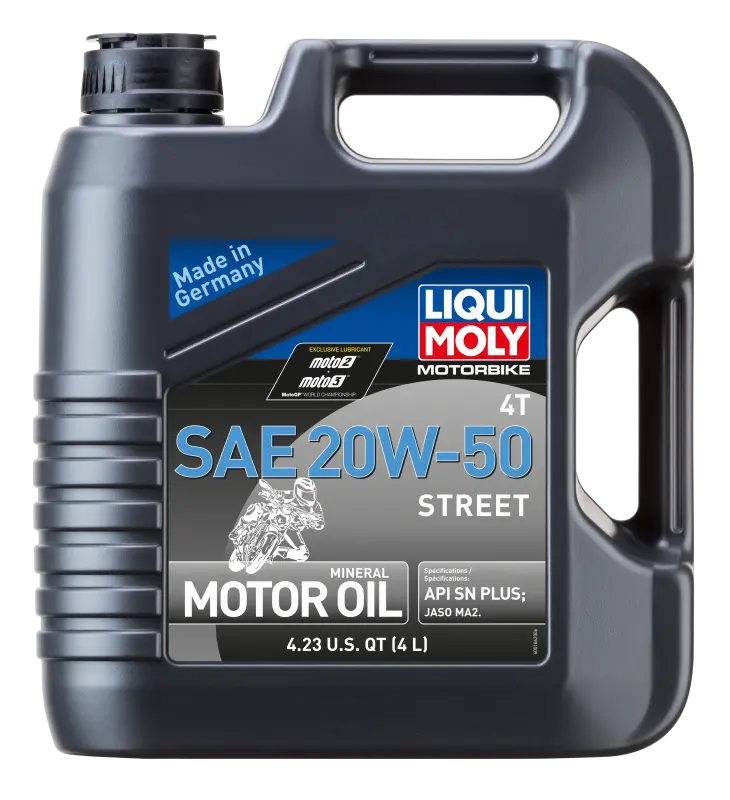Liqui Moly 4L Motorbike 4T Sae 20W50 Street 1