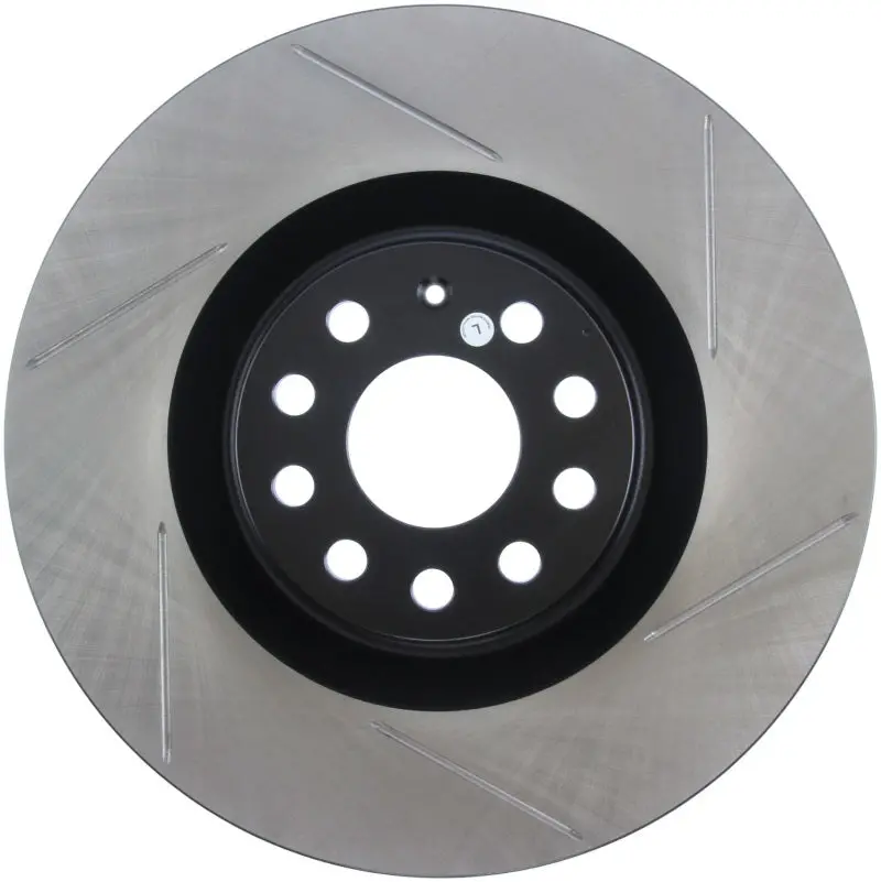 Stoptech Power Slot 09 Vw Cc (Passat Cc) / 06-09 Passat Front Left Slotted Rotor 1