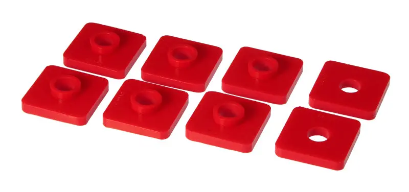 Prothane 74.5-80 Mg Mgb Front Crossmember Mounts - Red 1