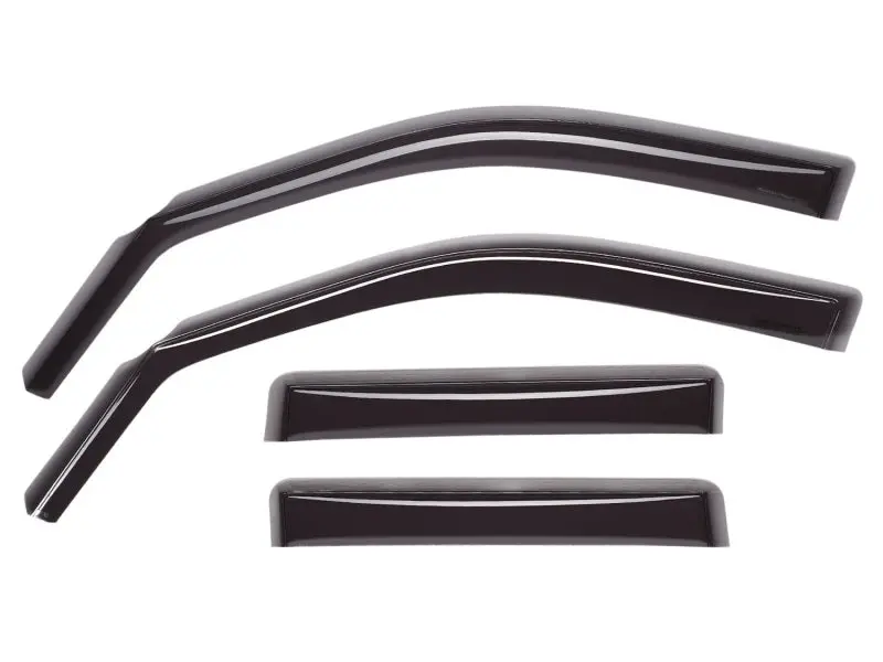 Weathertech 24-25 Toyota Highlander Front And Rear Side Window Deflectors - Dark Smoke 1