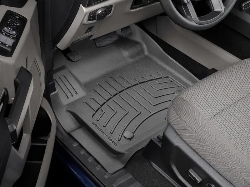 Weathertech 17-19 Ford F250/F350/F450/F550 Reg. Cab Front Floorliner Hp - Black 1