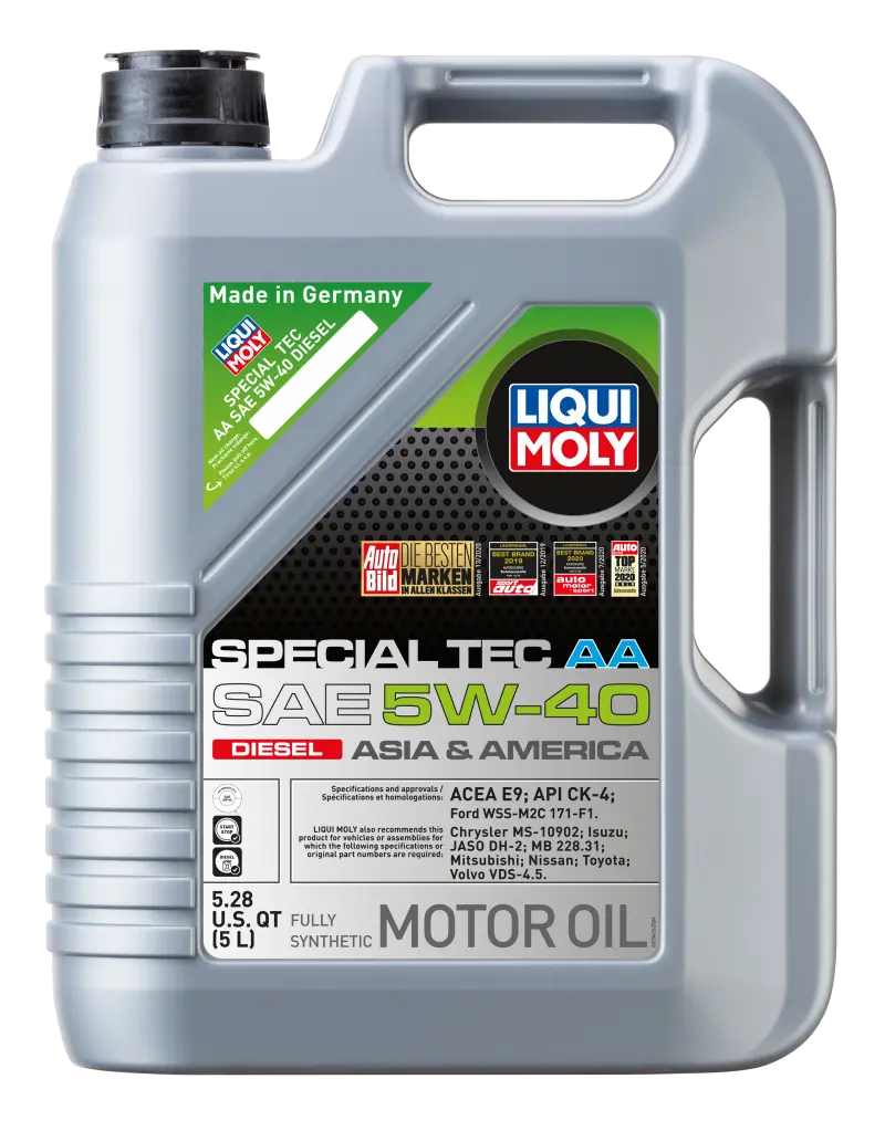 Liqui Moly 5L Special Tec Aa Motor Oil Sae 5W40 Diesel 1