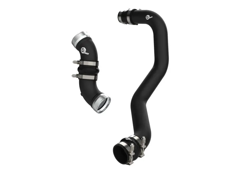 Afe 06-10 Gm Diesel Trucks V8 6.6L Bladerunner Aluminum Hot & Cold Charge Pipe Kit - Black 1