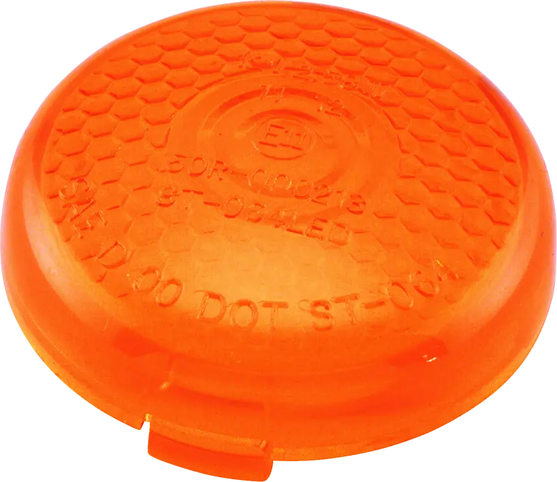 Bikers Choice Replacement Honeycomb Amber Lens For Led Bullet Turn Signal 1