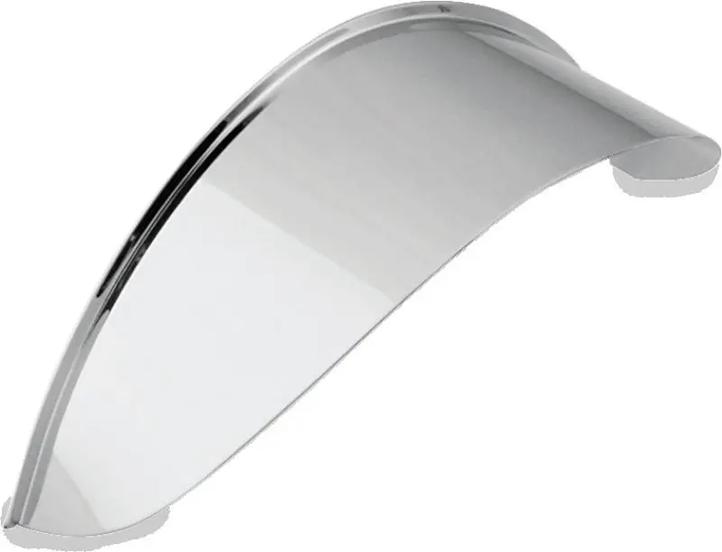 Bikers Choice Chrome Headlight Visor 7In Universal Custom Replaces H-D 67752-77T 1