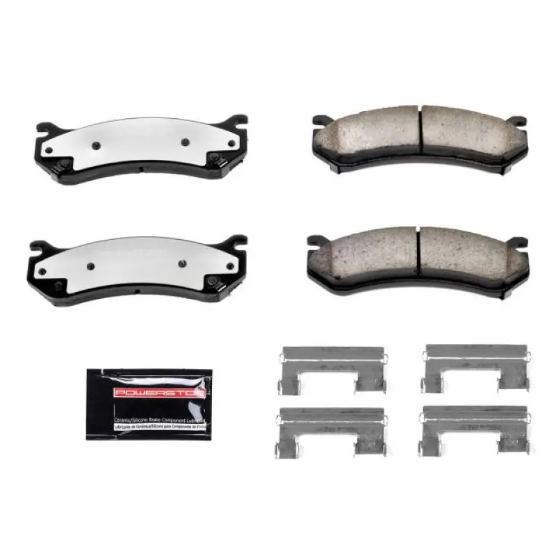 Power Stop 02-06 Cadillac Escalade Front Or Rear Z36 Truck & Tow Brake Pads W/Hardware 1