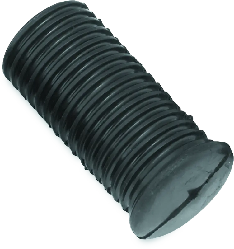 Bikers Choice 48-90 Replacement Peg Rubbers Black Large Diameter Replaces H-D 50940-52T 1