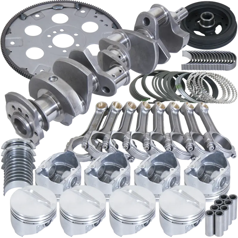 Eagle Chevrolet Small Block 5140 Steel I-Beam Balanced Rotating Assembly Kit 1