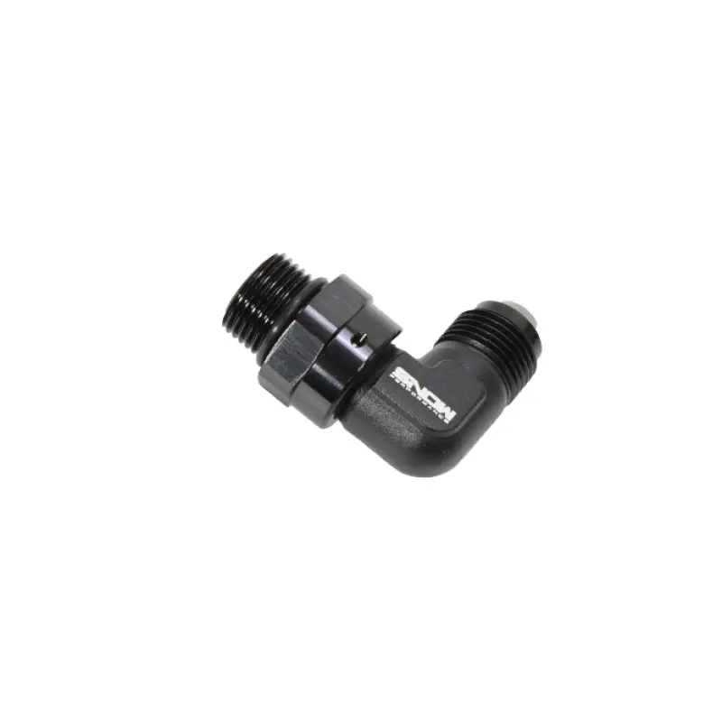 Snow -8 Orb To -8An 90 Degree Swivel Fitting (Black) 1