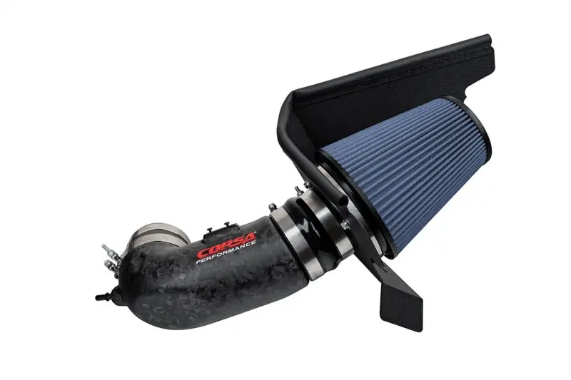 Corsa 17-24 Chevrolet Camaro Zl1 Matte Forged Carbon Fiber Air Intake W/ Maxflow 5 Oiled Filter 1