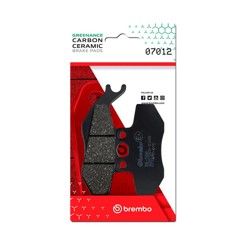 Brembo Oe Aprilia Etx/Aprilia Mx/Piaggio Hexagon/Piaggio Skipper Carbon Ceramic Brake Pad - Front 1