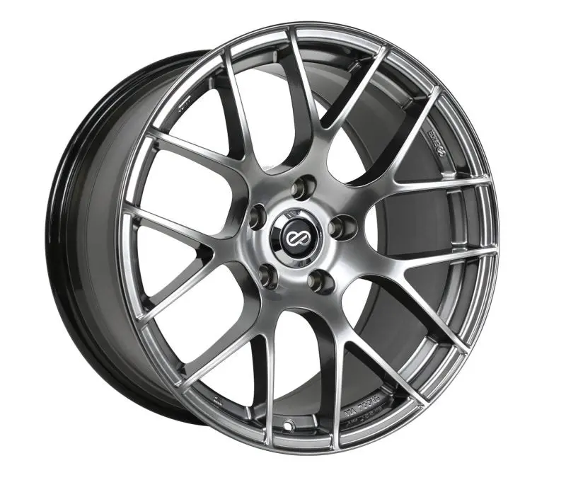 Enkei Raijin 18X9.5 35Mm Offset 5X112 Bolt Pattern 72.6 Bore Diameter Hyper Silver Wheel 1