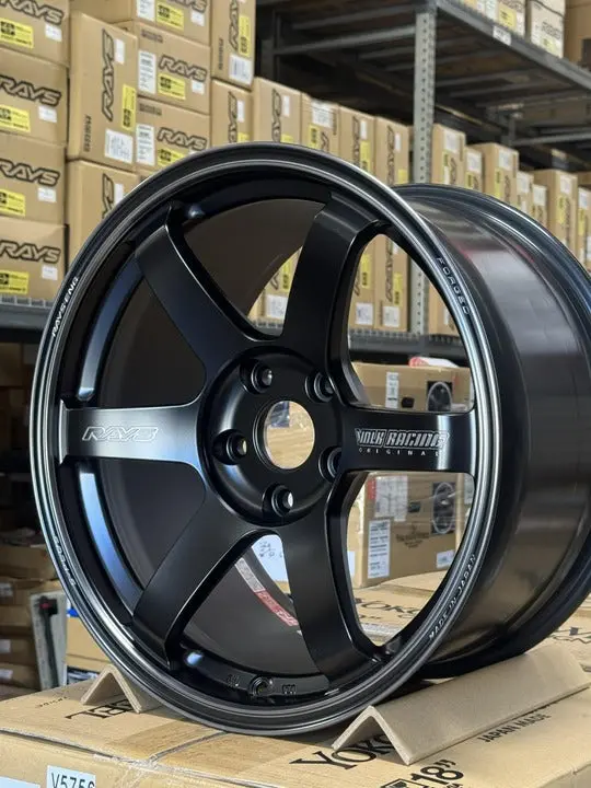 Volk Racing Rays Te37 Saga S-Plus Black Shadow Ltd | 18X10 +40 (5X120) 1