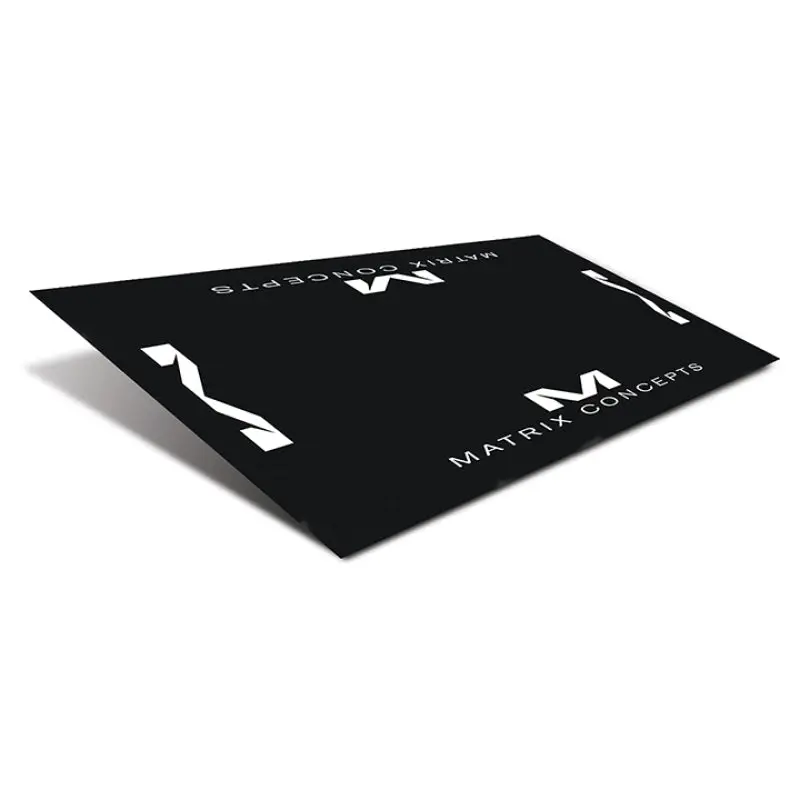 Matrix Concepts R2 Rubber 3Mm 3.5 Foot X 7 Foot Floor Mat - Black/White 1