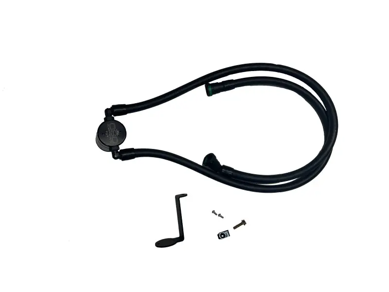 J&L 2025 Ford Explorer 2.3L Ecoboost 3.0 Pvc Side Oil Separator - Black Anodized 1