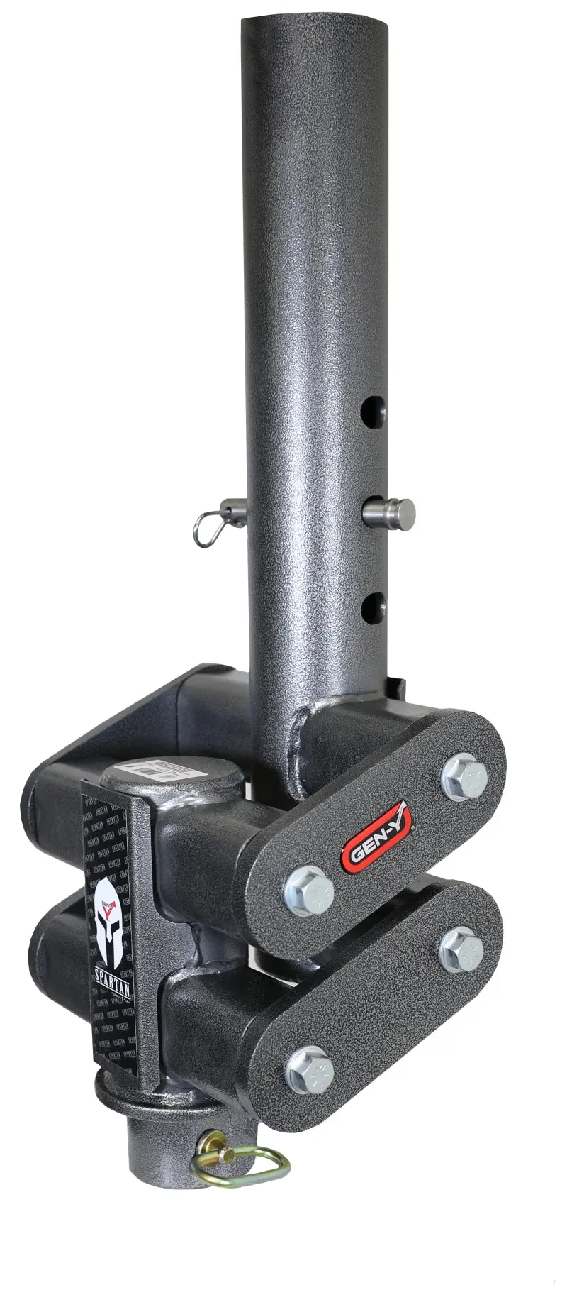 Gen-Y Spartan Torsion-Flex 5In Offset 4In Rd Tube Gooseneck 2-5/16In Coupler Standard Height 1