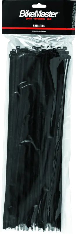 Bikemaster 15In Cable Ties (Pack Of 100) - Black 1