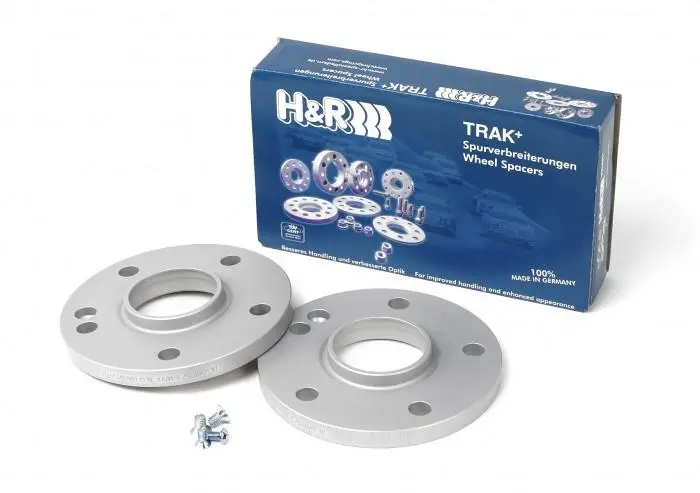 H&R Trak+ 10Mm Dr Wheel Adaptor Bolt 5/112 Center Bore 57.1 Bolt Thread 14X1.5 - Black 1