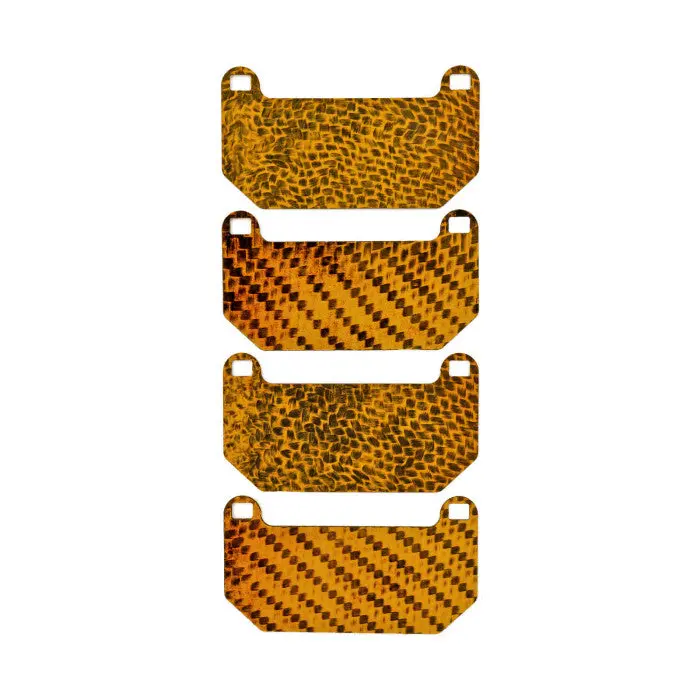 Carbon Fibre Brake Pad Shims For 2023+ Honda Civic Type R Fl5 / Integra Type-S De5 2