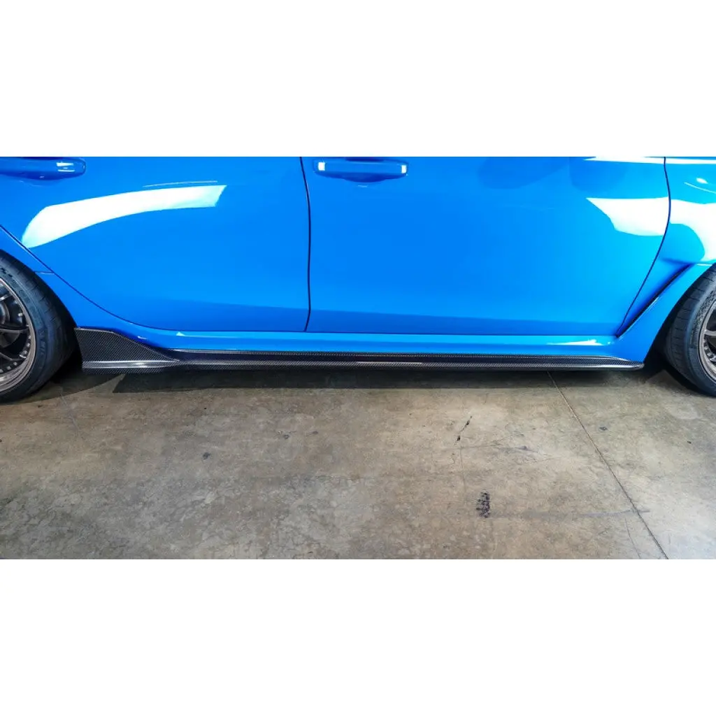 Apr Carbon Fiber Rocker Extensions/ Side Skirts For 2023+ Fl5 Civic Type R 1