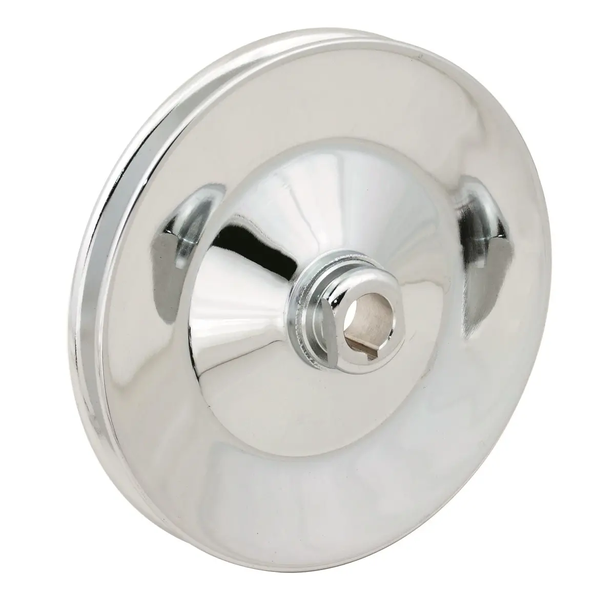 Mr. Gasket 4948G Chrome Power Steering Pulley – Lightweight Billet Aluminum Upgrade 1