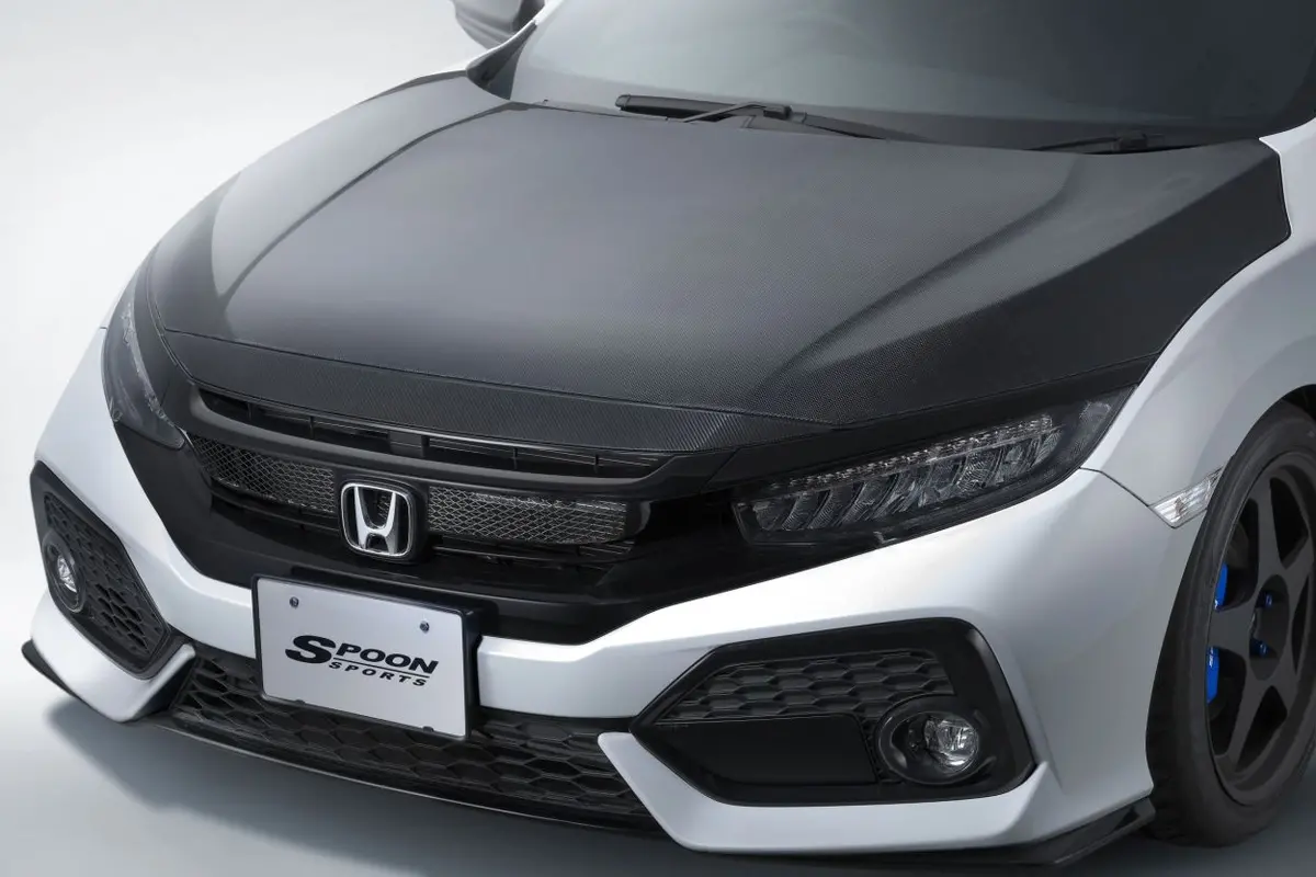 Spoon Carbon Bonnet - Civic Fk7 Mt/Cvt 1