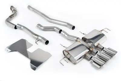 Milltek Non-Resonated & Non-Valved Cat-Back (Loudest) Exhaust For 2022+ Honda Civic Type R [Fl5] 1