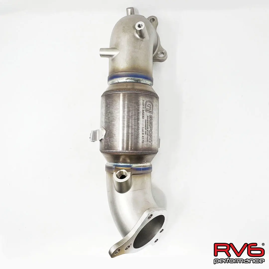 Rv6 Gesi G-Sport Catted Downpipe For 2022+ Civic / Integra / Accord 1.5T 1