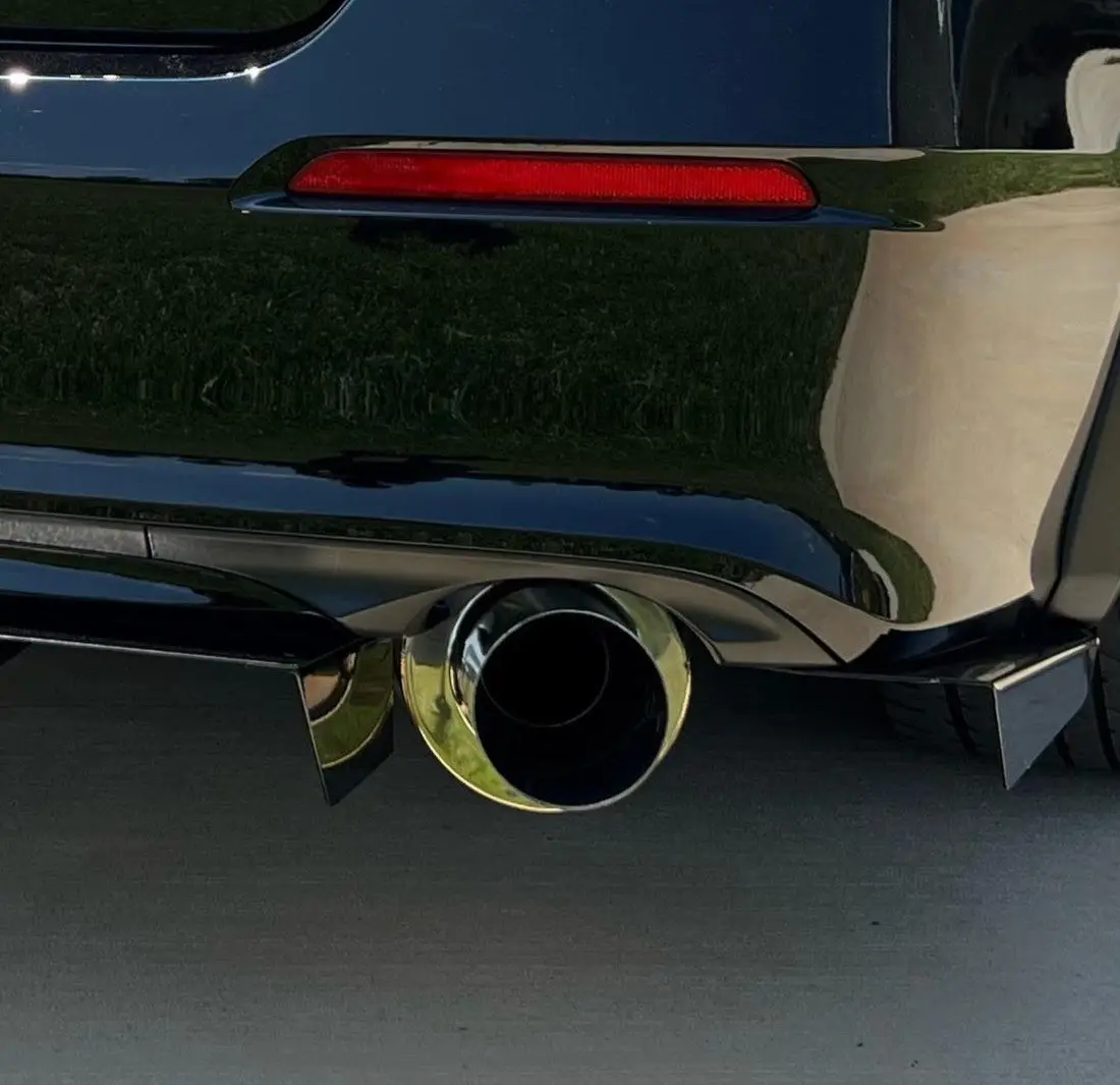 Honda Genuine Open Rear Bumper Exhaust Garnish For 2022+ Honda Civic Sedan 1